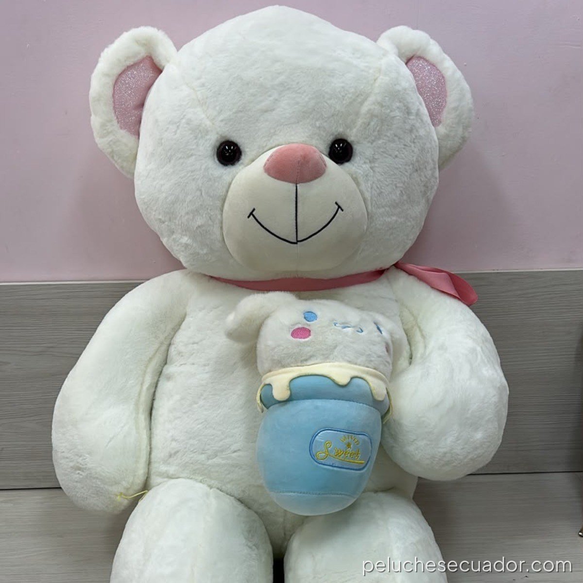 PELUCHE OSO CON PELUCHITO 120CM 15752R