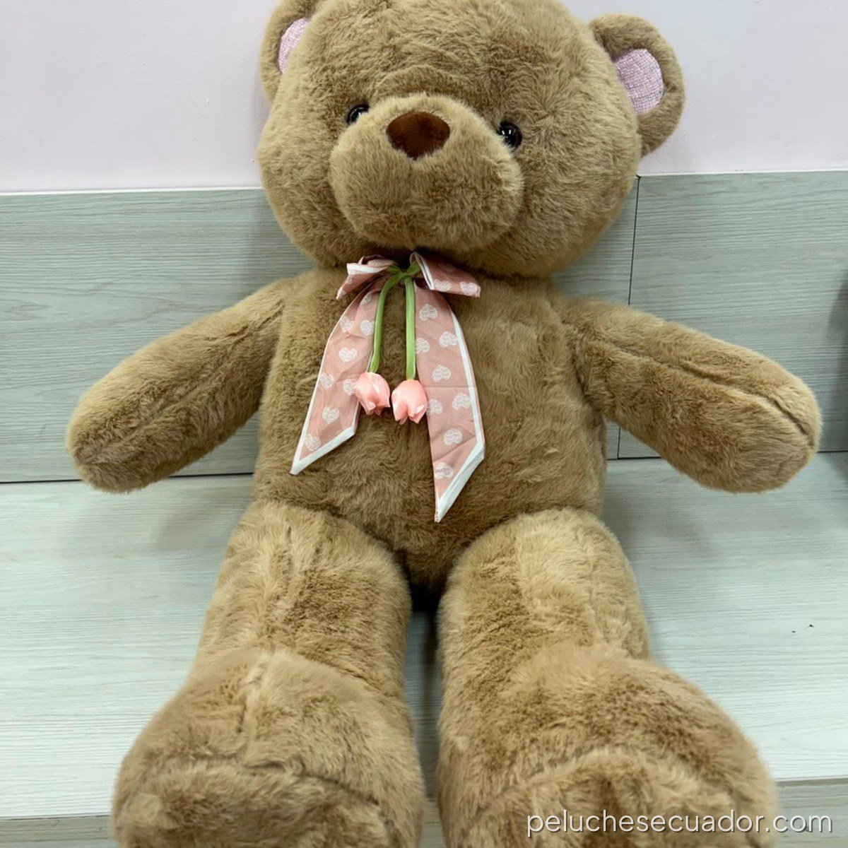 PELUCHE OSO CON LAZO 95CM BKR2601104 16223R
