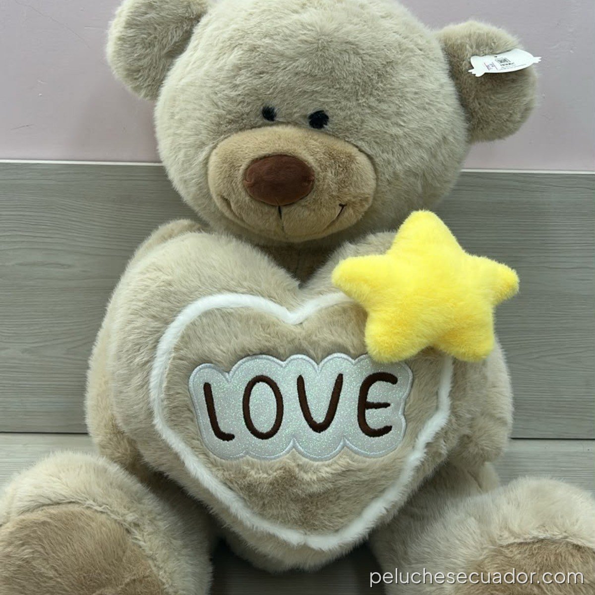 PELUCHE OSO CON CORAZON 57CM BKR2601091 16282R