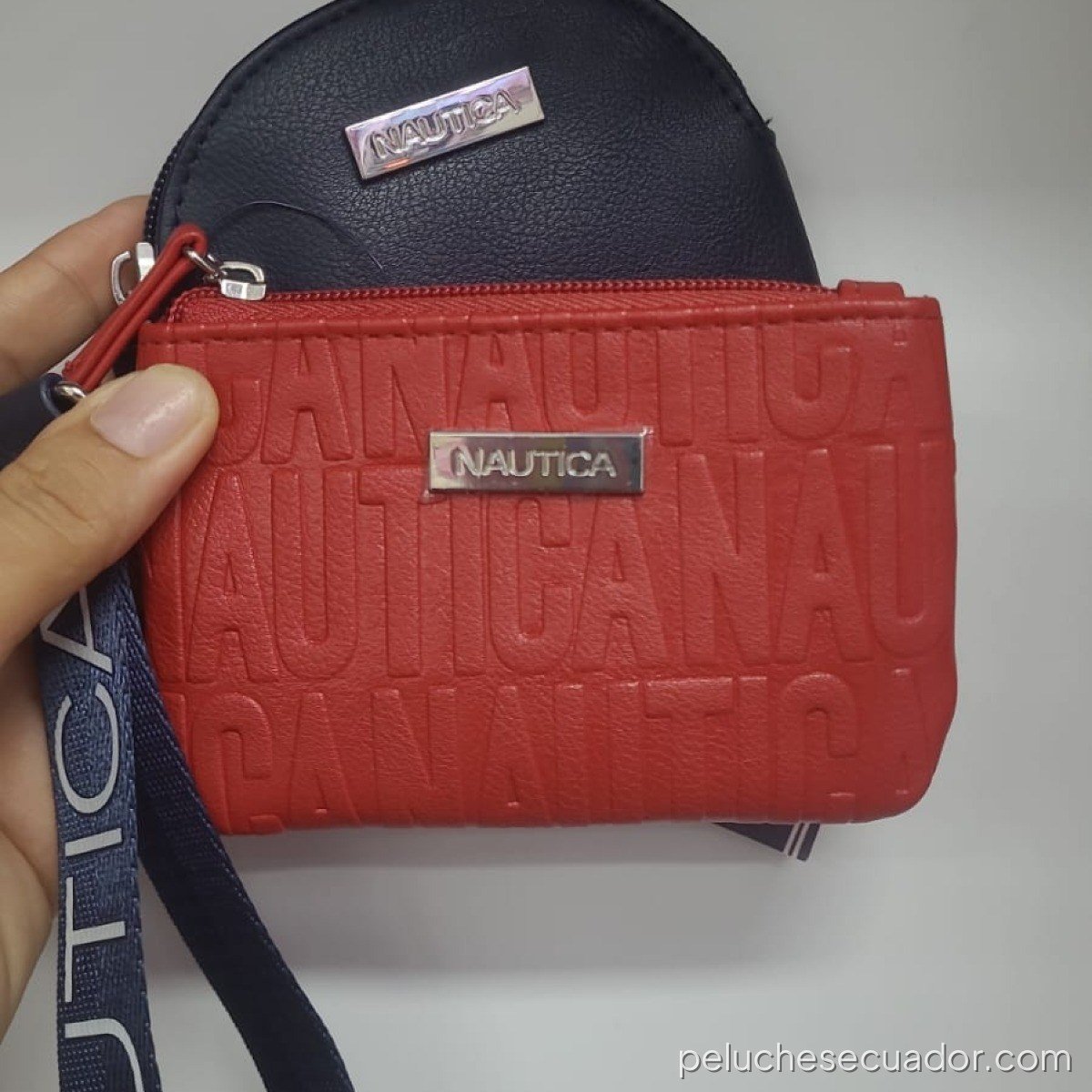 MONEDERO NAUTICA SET X2 AZUL/ROJO 17433 ORIGINAL